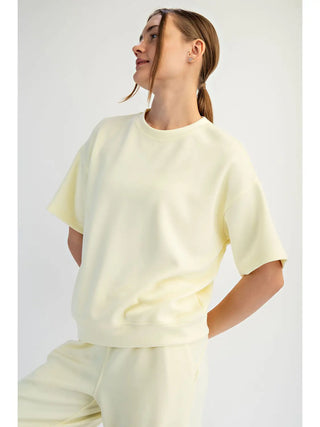 Modal Scuba Basic Short Sleeve Top