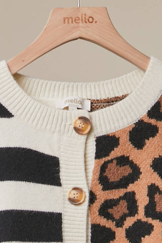 Brandi Mix Media Cardigan