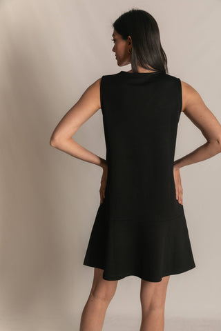 Butter Modal Sleeveless Flutter Skirt Mini Dress