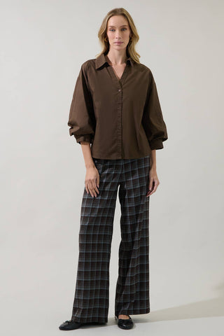 Chalet Button Down Top