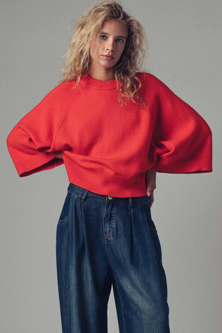 Batwing Sleeve Sweater Top