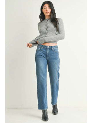 Stretchy Straight Denim