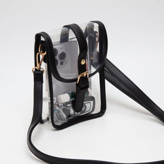 Game Day Clear Buckle Strap Mini Crossbody Bag