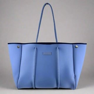 The Parker Tote - Chambray Blue