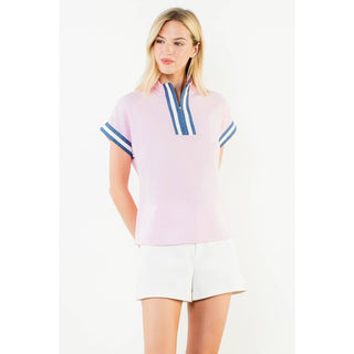 Kandice Half Zipper Top