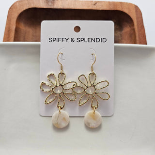 Maisy Earrings - Cream