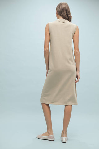 Nautical Tank Midi Dress