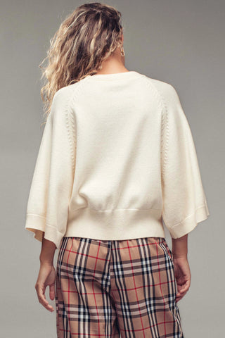 Batwing Sleeve Sweater Top