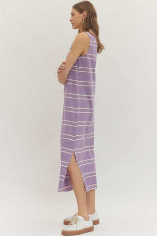 Polo Stripe Midi Dress