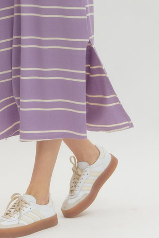 Polo Stripe Midi Dress