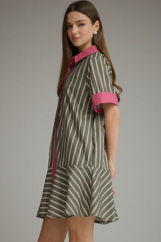 Cadette Stripe Mini Dress