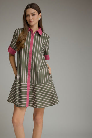 Cadette Stripe Mini Dress