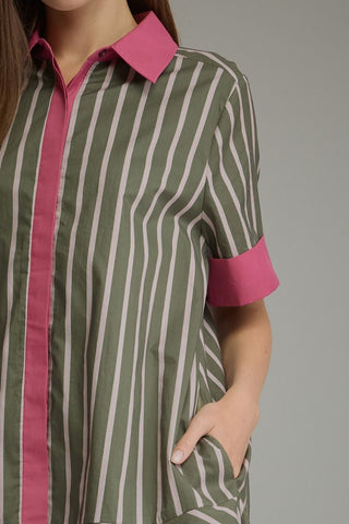 Cadette Stripe Mini Dress