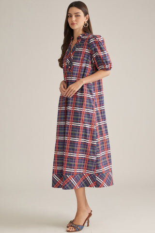 Patricia Plaid Maxi Dress