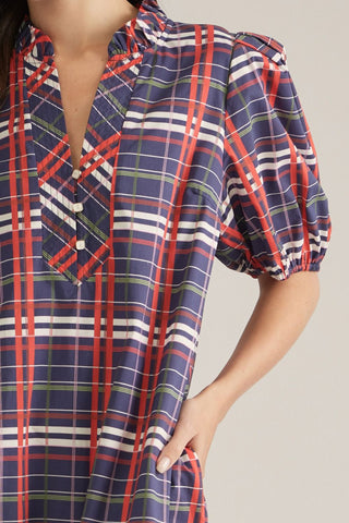 Patricia Plaid Maxi Dress