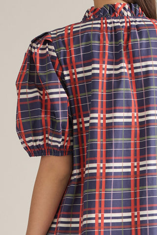 Patricia Plaid Maxi Dress