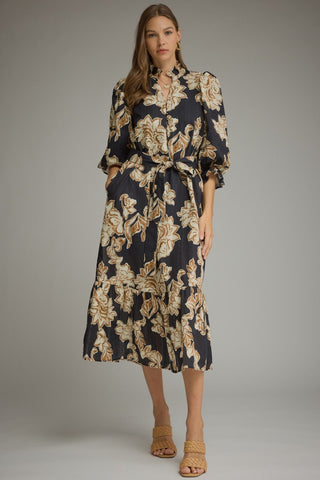 Becky Floral Midi Dress