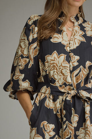 Becky Floral Midi Dress