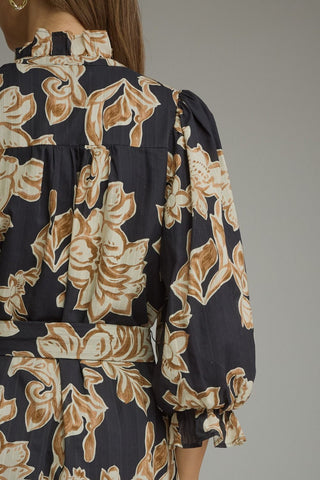 Becky Floral Midi Dress
