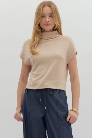 Maggie Mock Neck Top