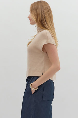 Maggie Mock Neck Top
