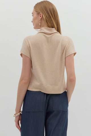 Maggie Mock Neck Top