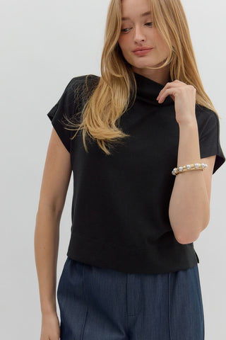 Maggie Mock Neck Top