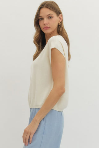 Cambell Cap Sleeve Sweater