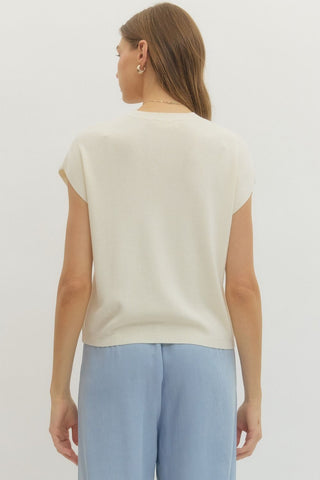 Cambell Cap Sleeve Sweater