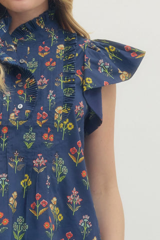 Lindsey Flutter Blouse