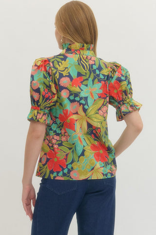 Lori Floral Blouse