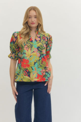 Lori Floral Blouse
