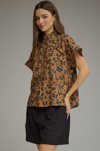 Camel Butterfly Top