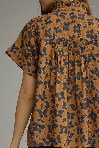 Camel Butterfly Top