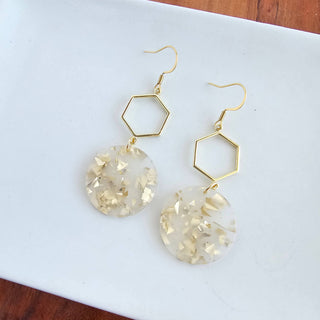 Layla Earrings - Gold Flake