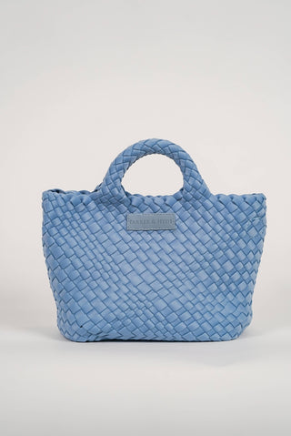 Denim Woven Mini Tote