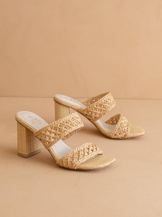 The Barbara Wheat | Woven Double Band Heel