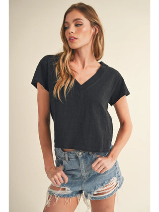 Tilly V-Neck Baby Tee