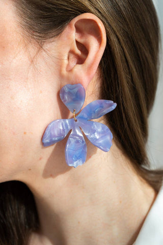 Jasmine Earrings - Lavender Haze