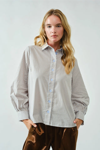 Washed Button Up Shirt