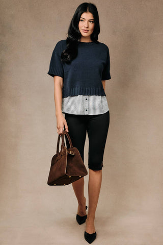 Double Take Sweater Top