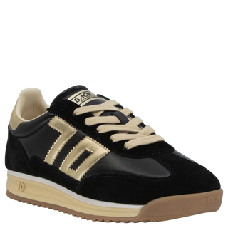 Jogger N in Black Gold Sneakers
