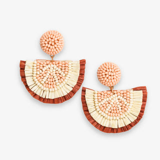 Josephine Drop Earrings - Blush