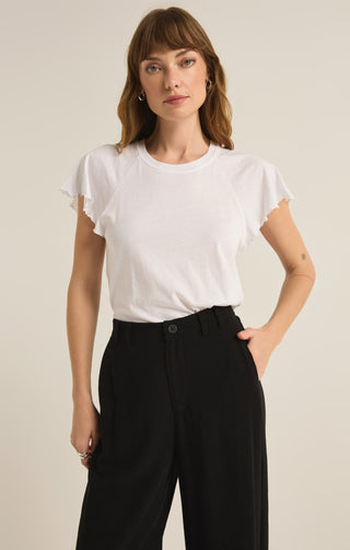 Abby Flutter Sleeve Tee