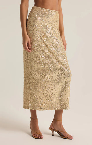 Saturn Sequin Midi Skirt