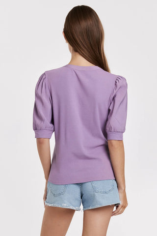 Tanner Puff Sleeve Henley Top