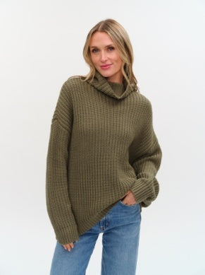 Delaney Oversized Turtleneck Sweater