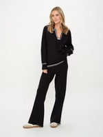 Kellie Stitched V-neck Top