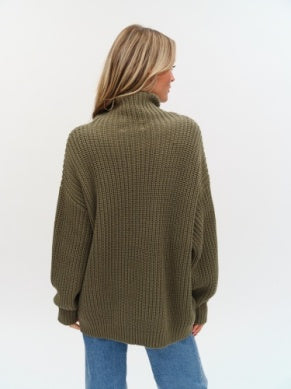 Delaney Oversized Turtleneck Sweater