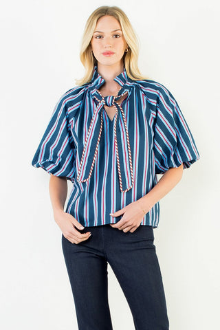 Rebel Tie Front Blouse